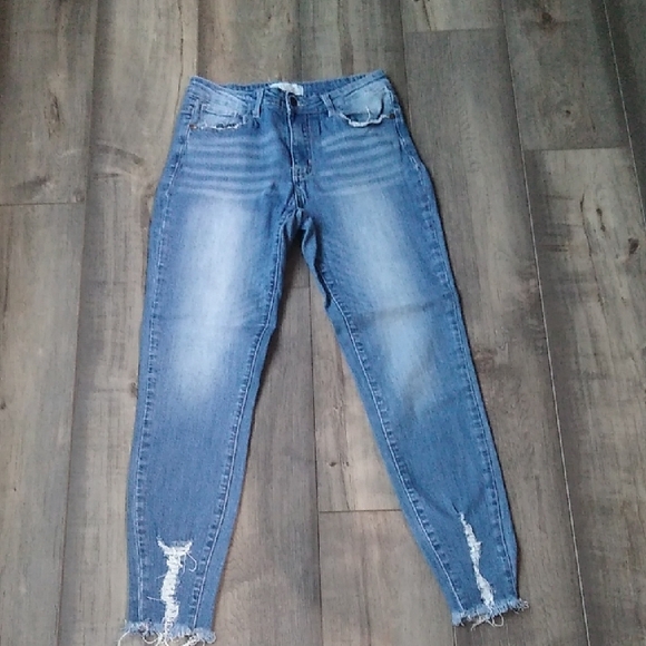 Classic Navy Skinny Jeans for Women - Picture 2 of 8